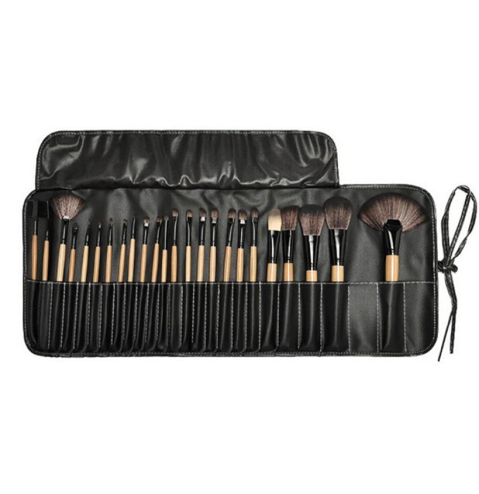 

High quality Professional Makeup Brushes Set 24pcs Portable Full Cosmetic Make up Brushes Tool Foundation Eyeshadow Lip brush with3614820