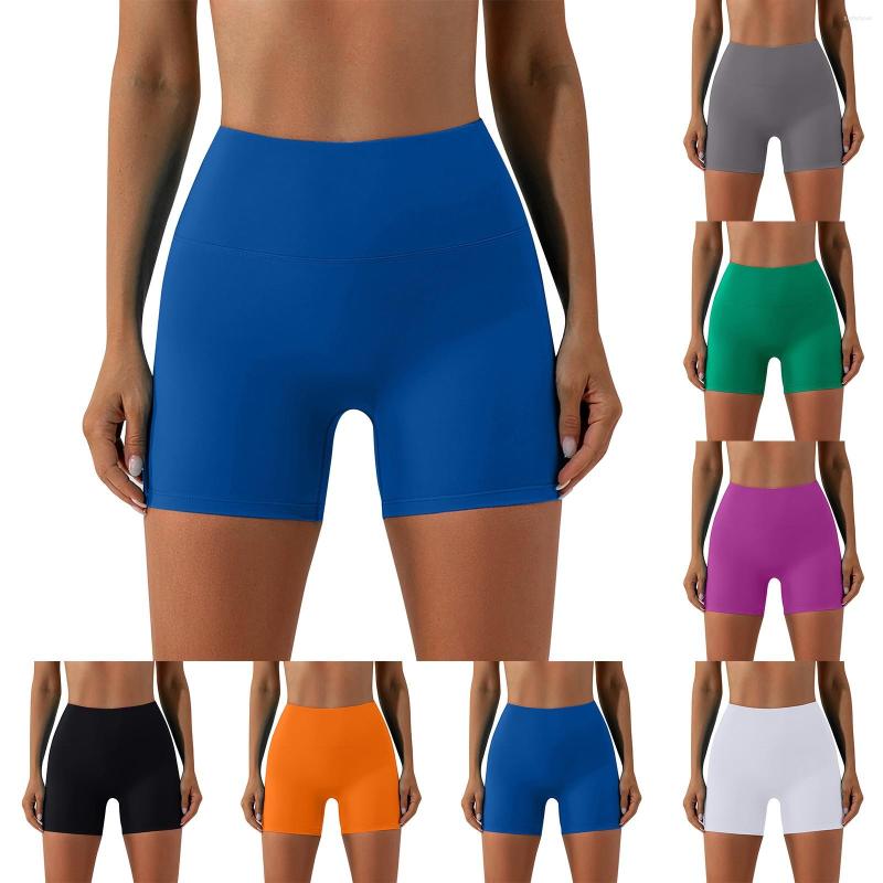 

Women's Shorts Women's Fitness Yoga High Waist Dance Volleyball Hip For Women 9 Seamless, Blue