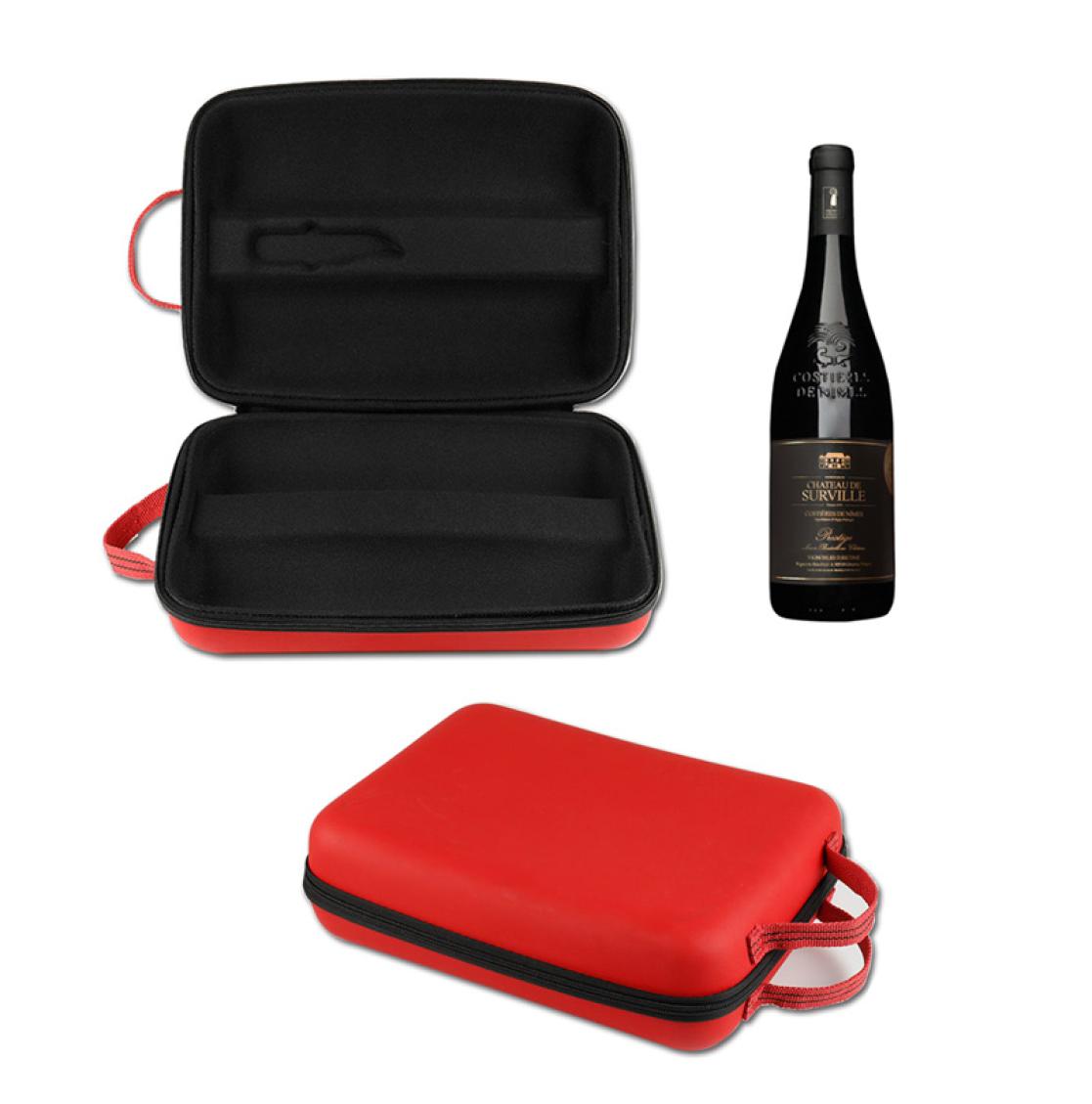 

Wine package Wine package wine bottle case portable protective case2866272, Red