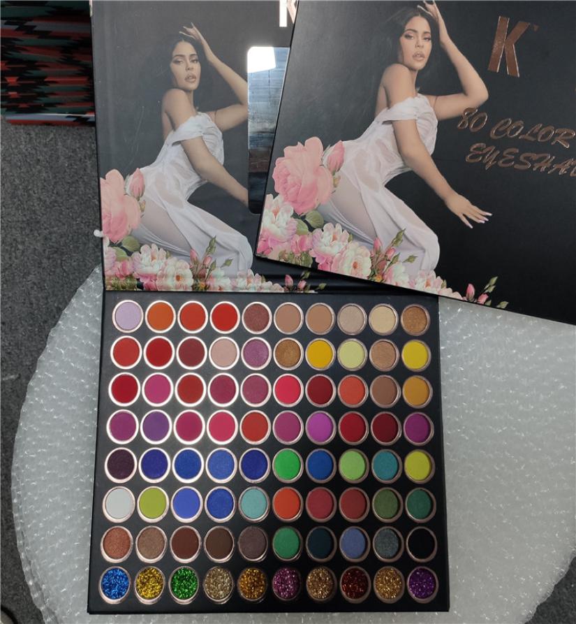 

NEWEST eye shadow Palette KL 80 color Eyeshadow Palette Sexy Goddess Matte Shimmer Glitter Eye Shadow dhl 7207244, Multi