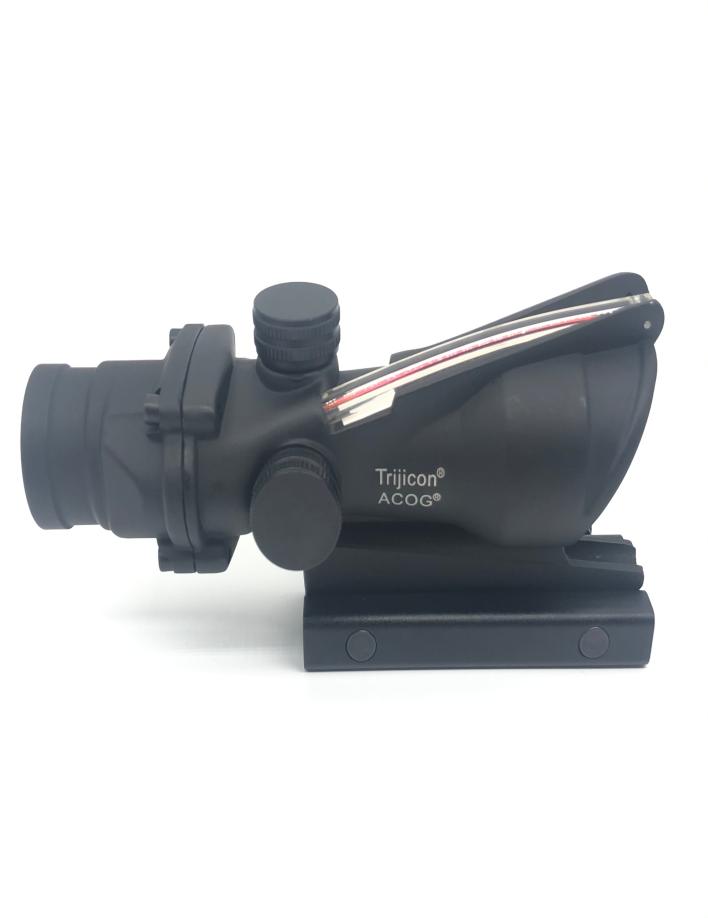 

ACOG Style 4X32 Real Fiber Red Green Illuminated Scope0124627518, Black