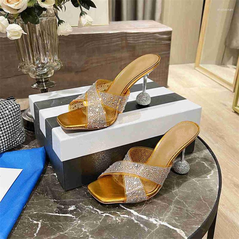 

Slippers QQ50552 Women 2023 High Style Fashionable Women's, Dark green