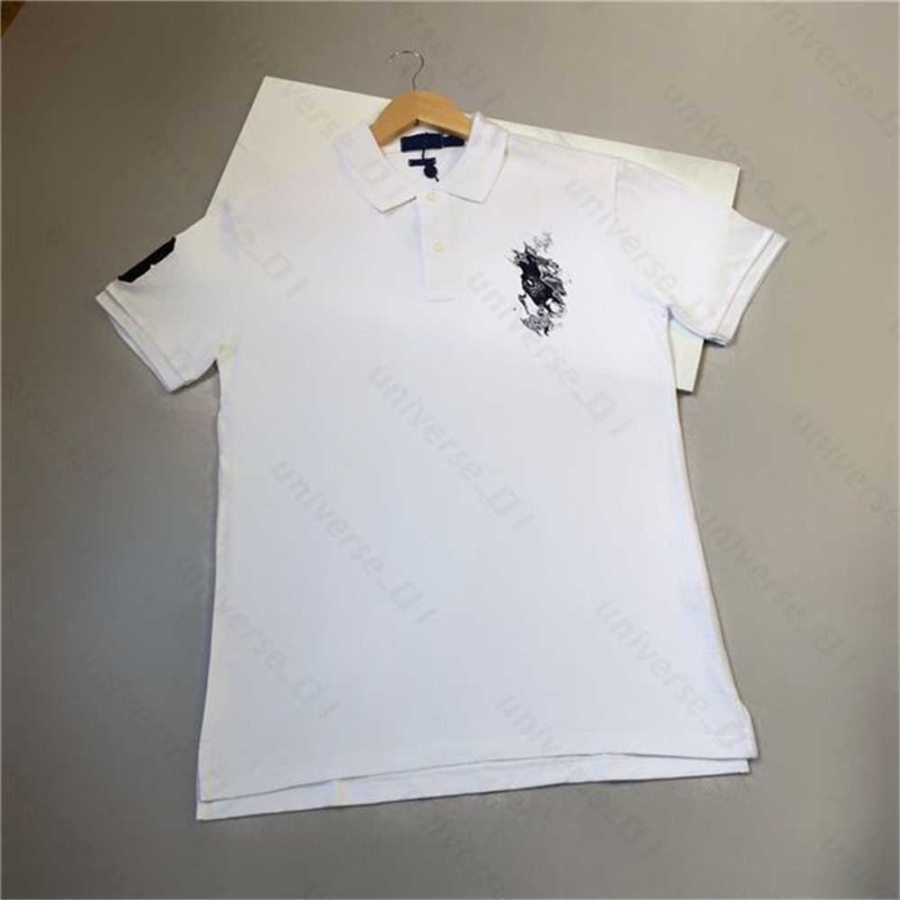 

Polos T shirts Fashion Ralphs Designer Mens Shirts Men Short Sleeve Cotton Shirt Original Single Lapel Jacket Sportswear Jogging Laurens Suit XYL0, 14