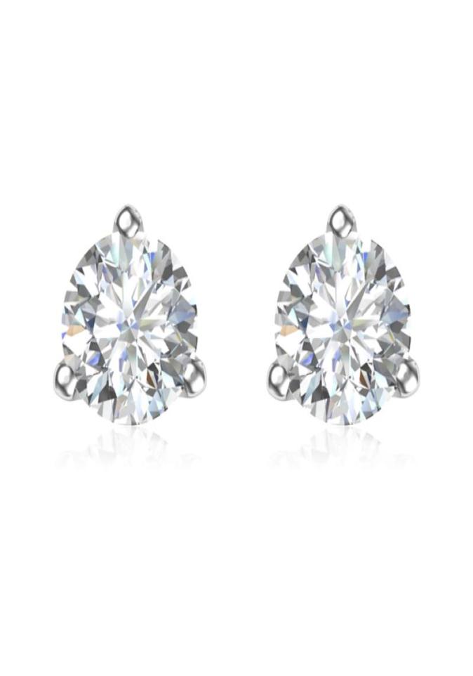 

Stud 12ct D Color VVS1 Moissanite Woman Silver 925 Earring Screw Back Ear Piercing Studs Lab Diamond Earrings Women039s Jewelr7752976