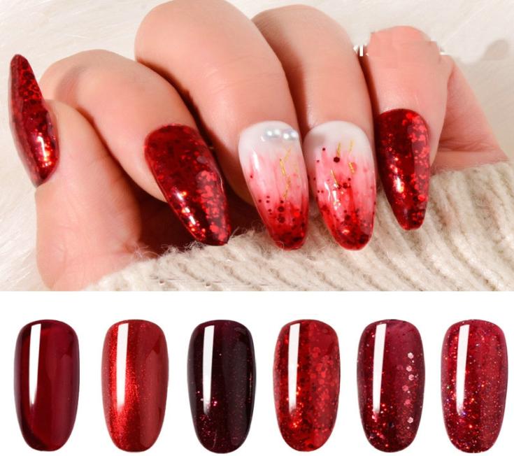 

Nail Gel Color Coat Red Colors Series 7MLBottle Soakoff UV Gel Polish1351097