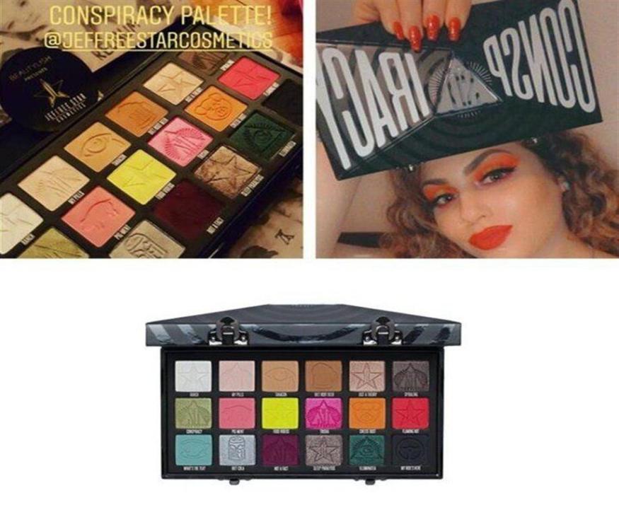 

Newest J Star x Shane Dawson Conspiracy eyeshadow palette 18 color Shimmer Matte high quality30752242412, Sky blue