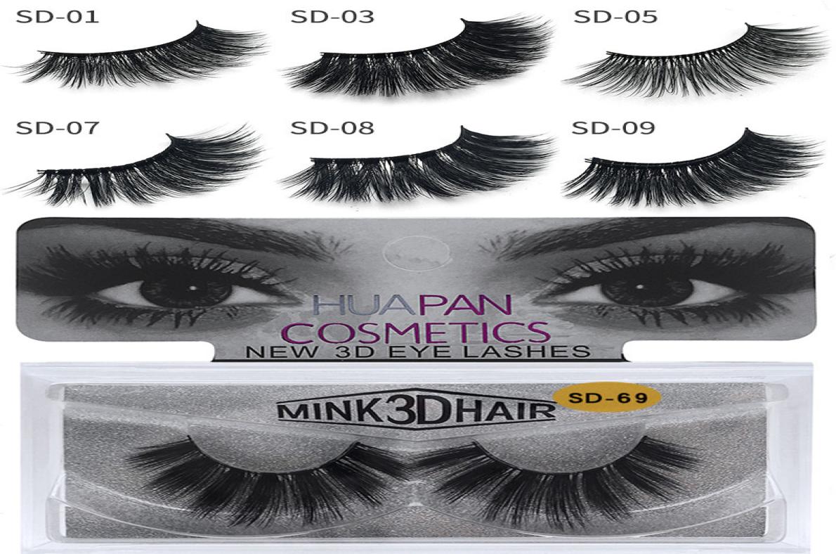 

3D Multilayer Mink Lashes Thick Mink Lash Strips False Mink Eyelashes for Eye Makeup Fake Eye Lashes Eyelashes Extension Beauty To9864684