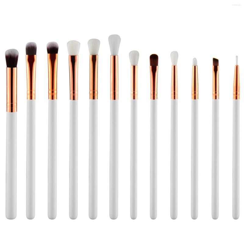 

Makeup Brushes 12pcs Eyeshadow Blending Brush Portable Soft Premium Kit For Eyebrow Eyeliner