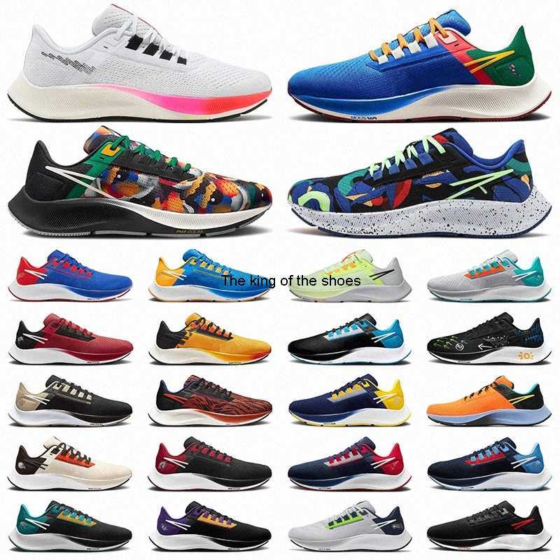 

Pegasus 38 running shoes 39s generation knitted mesh fashion womens mens 39 metal black and white pink green brown black Trainers Sports Runner Sneake Y816#