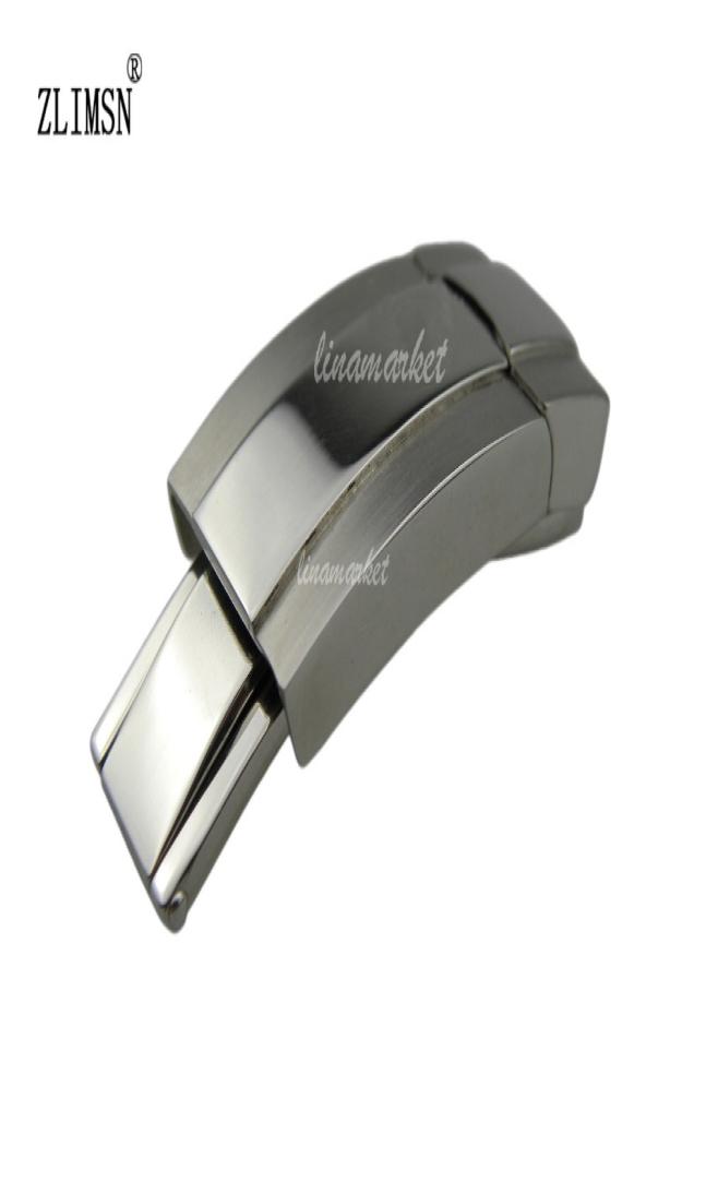 

SS Silver Watch Band 16mm 18mm New Strap Buckle Bracelet Deployment Clasp7839029