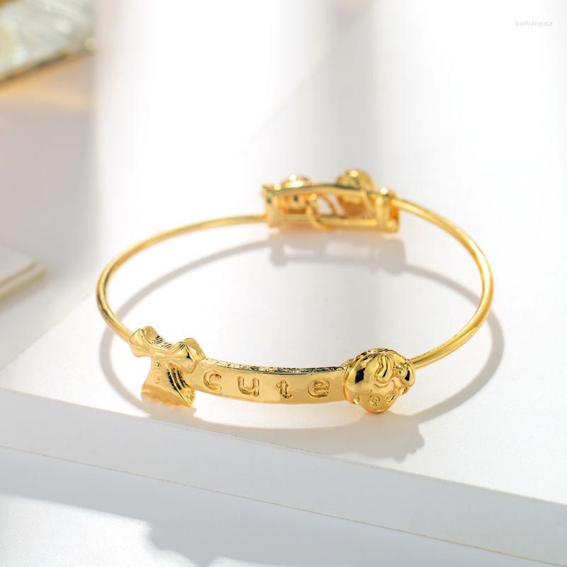 

Bangle Viennois Simple Design Fashion Bangles For Child Hollow Out Crystal Flower Little Girls Jewelry Bracelets Raym22