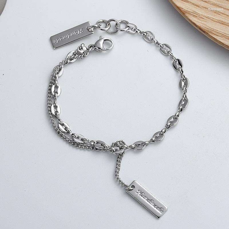 

Link Bracelets Pig Nose Bracelet Tassel Chain Charm For Women Fashion Vintage Original Punk Hip Hop Female Party Jewelry Gift BOYULIGE