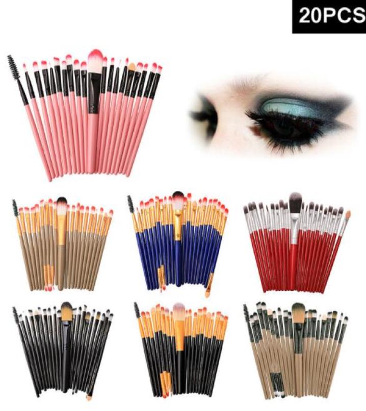 

20Pcs Cosmetic Makeup Brushes Set Powder Foundation Eyeshadow Eyeliner Lip Brush Tool Brand Make Up Brushes beauty tools pincel ma1435089