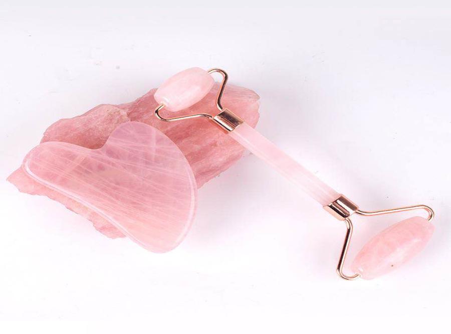 

Rose Quartz Roller Gua Sha Massage Board Face Care Tool Set Natural Stone Facial Lifting Neck Eye Beauty Massager Anti Wrinkle Cel5715643