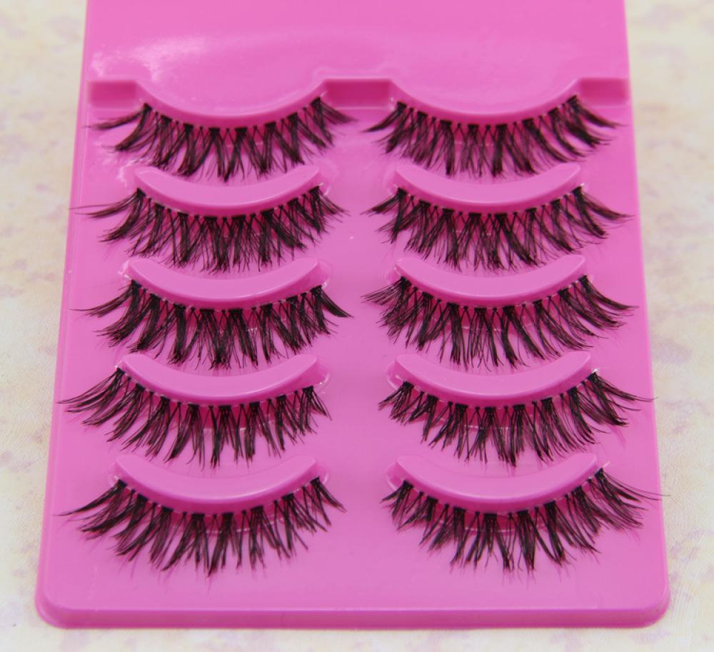 

Messy False eyelashes Natural Eye Extentions Makeup for Eyes 5 Pairs with Packaging Box 7707133