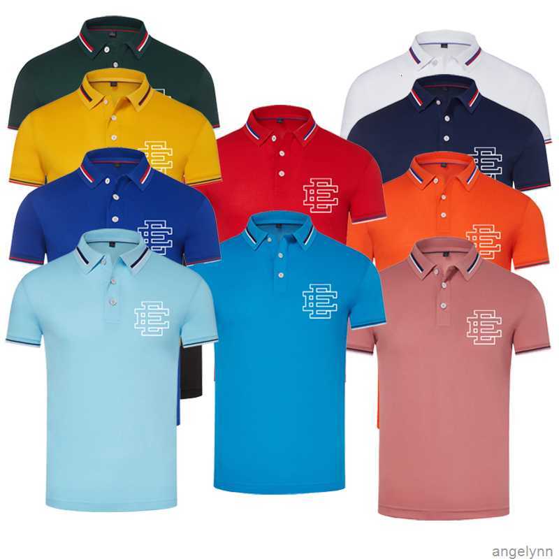 

Eric Mens T-shirts Emanuel Shirt Ee Classic Short Sleeved Summer Casual Fitness Sports Tops Lapel Tees Workout Breathable Ueo9