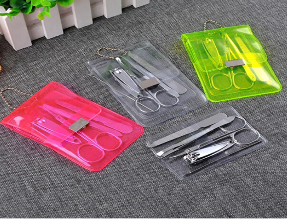 

5pcsset Stainless Steel Pedicure Scissors Tweezer Knife Ear Pick Utility Nail Care Set Nail Clipper Kit Manicure Set F11212754557