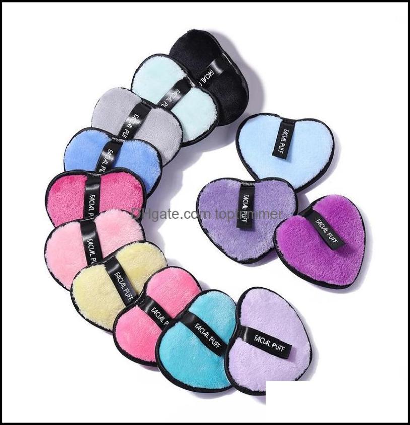 

Cleaning Tools Accessories Skin Care Devices Health Beauty Heart Lazy Fiber Veet Soft Powder Cosmetic Puff Facial Dhfwx2055360