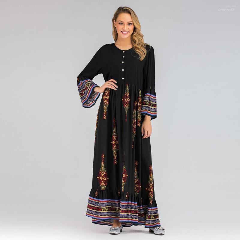 

Ethnic Clothing Muslim Dress Robe Islam Abayas For Women Caftan Kaftan Black Dubai Abaya Turkish Hijab Islamic Vestidos Musulmanes