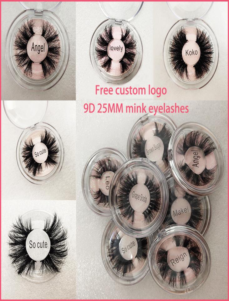 

New 9D Mink Eyelashes Eye makeup Mink False lashes Soft Natural Thick Fake Eyelashes 25MM Eyelashes Extension Beauty Tools 16 styl7325669