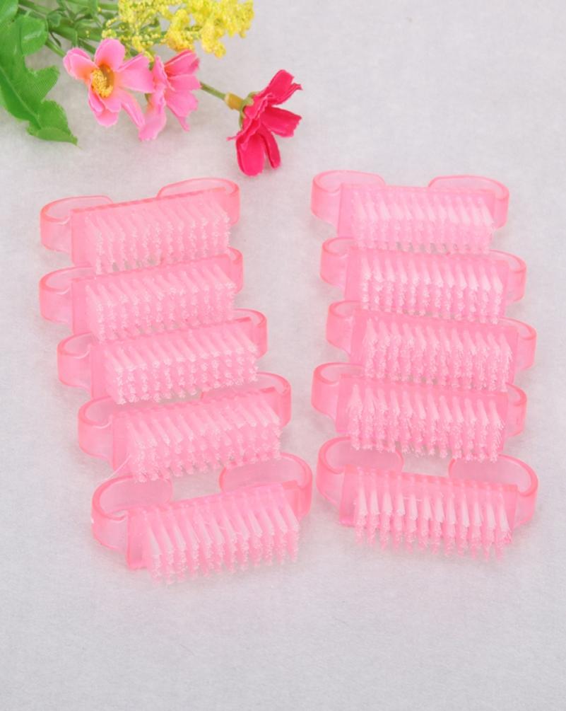 

Nail Art Dust Cleaning Brush Plastic Handle DIY Pedicure Manicure Nail Cleaning Scrubbing Brushes Tools RRA9535826267
