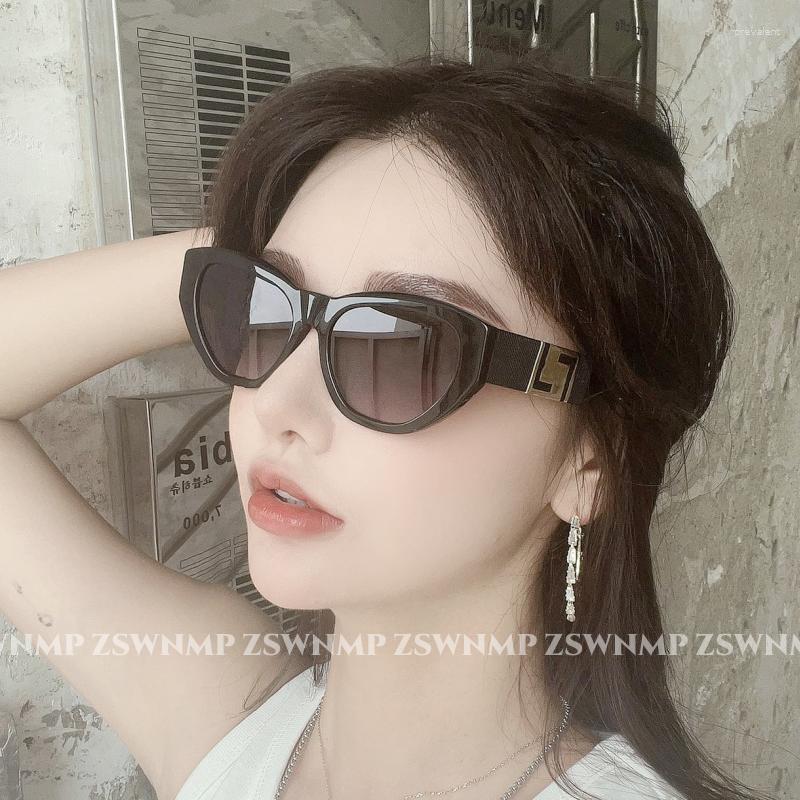 

Sunglasses Acetate Cat's Eye Summer Woman For Women Aesthetic Party Weird Girl Dames Brand Designer Vintage SUN GLASSES UV