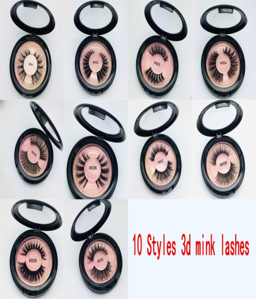 

3D FAUX Mink Hair Eyelashes OEMcustomprivate Logo Acceptable 3D Silk Protein Lashes 100 Cruelty Dramatic False Eyelash5779129