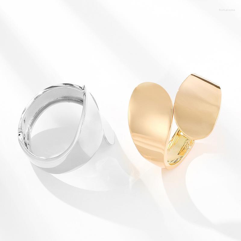 

Bangle Fashion Punk Hiphop Wide Bangles Bracelet For Women Statement Alloy Jewelry Femme Accessories ManchetteBangle Raym22