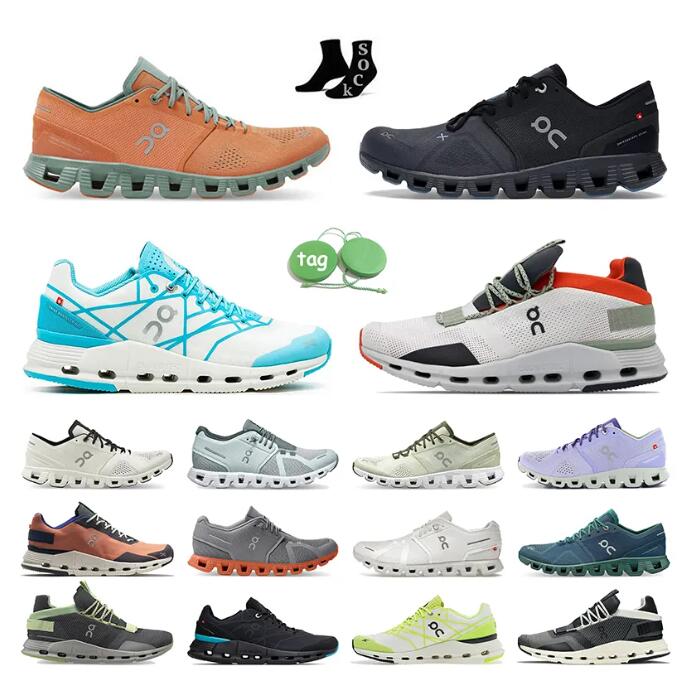 

On Running Cloud X Shift Shoes Rust Rock Aloe White Black Cloud Workout Tide Orange Sea CloudTec Sneakers For Men Women Cloudnova Trainers oncloud Cloudvista 36-45, 13