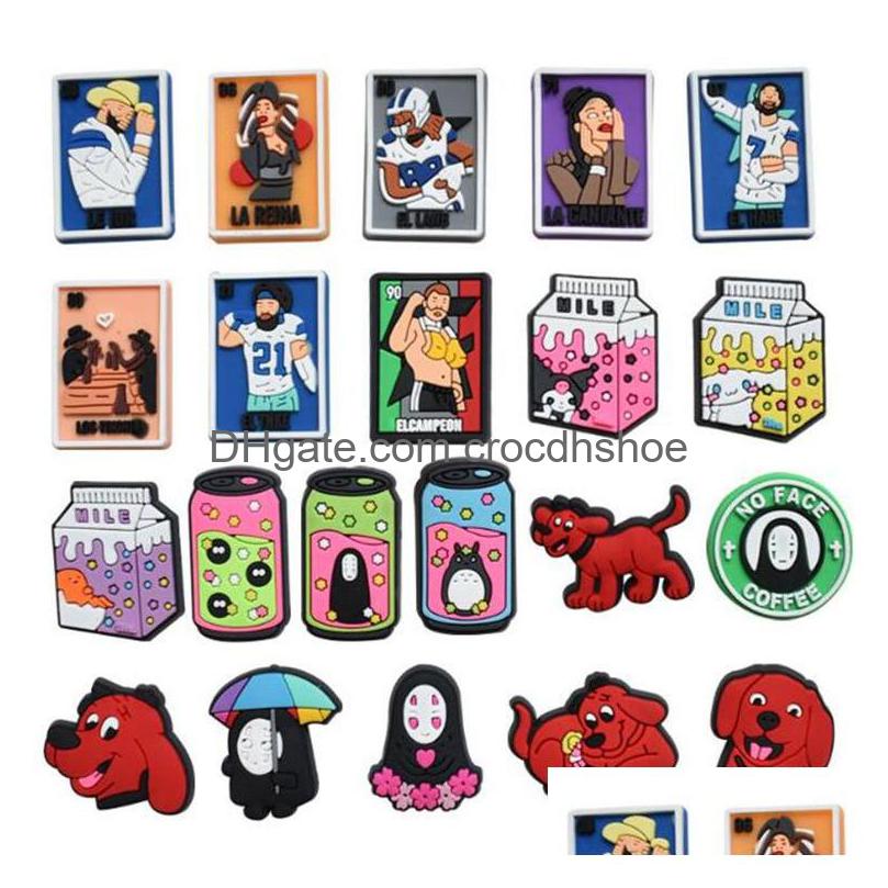 

Charms Custom Pvc Rubber Clog Shoe Charm Decorations For Drop Delivery Otfza