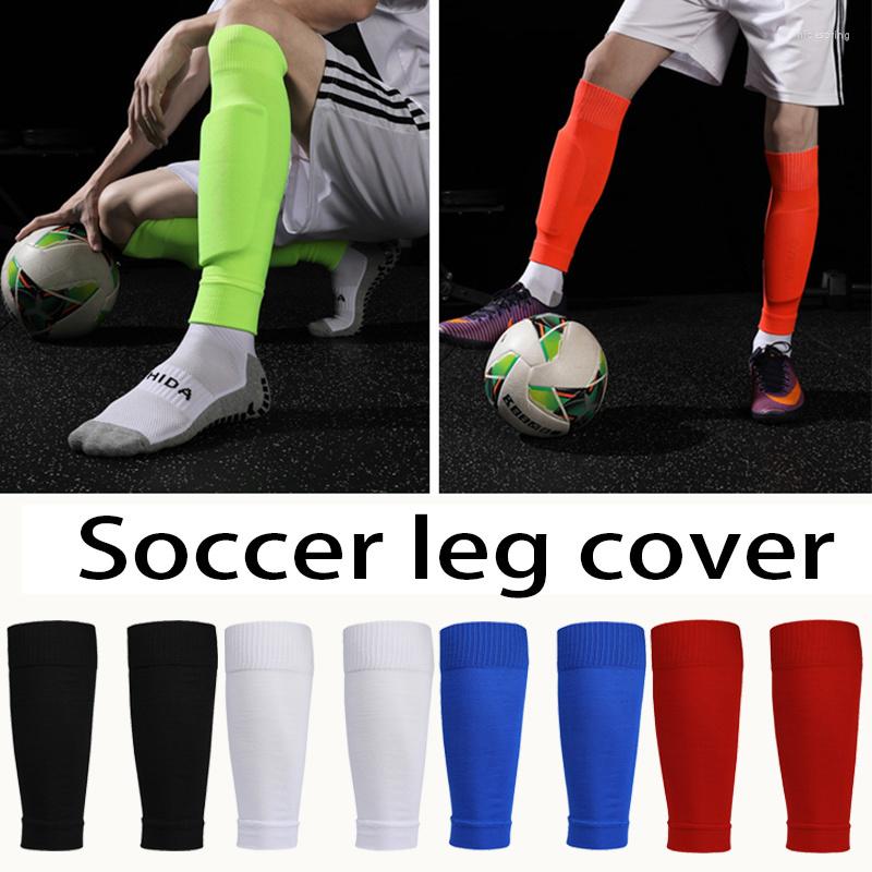 

Sports Socks Adult 1 Pair Football Men's Sock Leg Shin Warmers Guard Calf Children's Brace Compression Protection Gear, Black