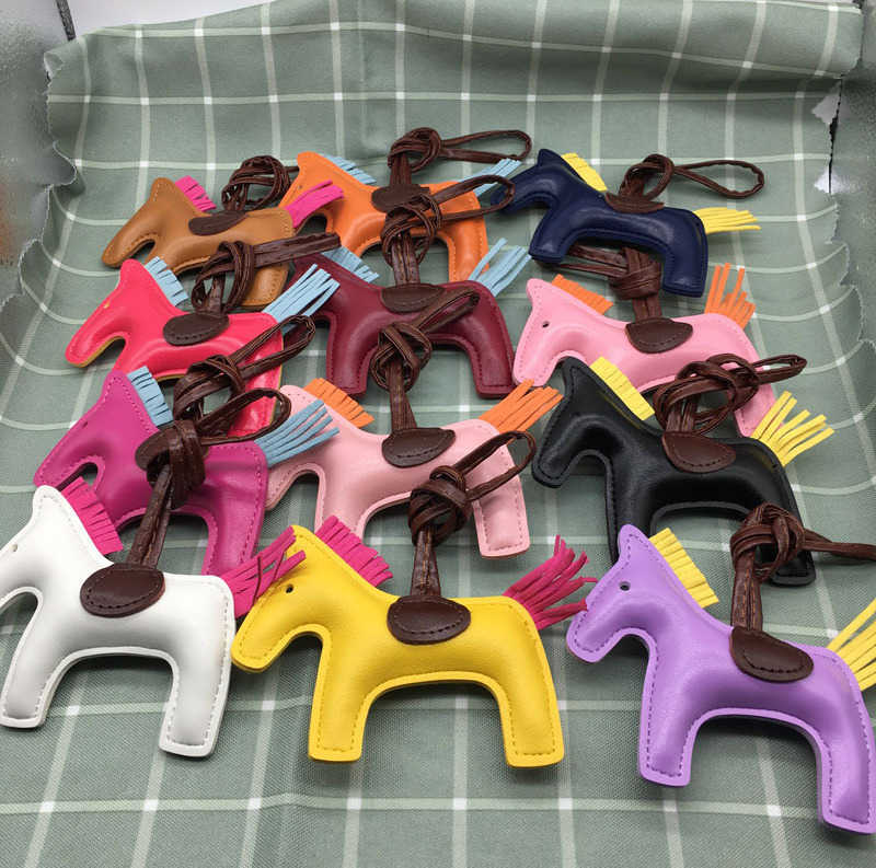 

Pu Horse Bag Charm Toy Wholesale Handbag Tote Pendant High-end Fashion Cute Random Color, Sky blue