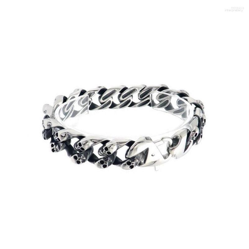 

Link Bracelets Steel Man Bracelet Portable Stylish Fashionable Decorative Anti-rust Replacing Halloween Bangle Jewelry Ornament