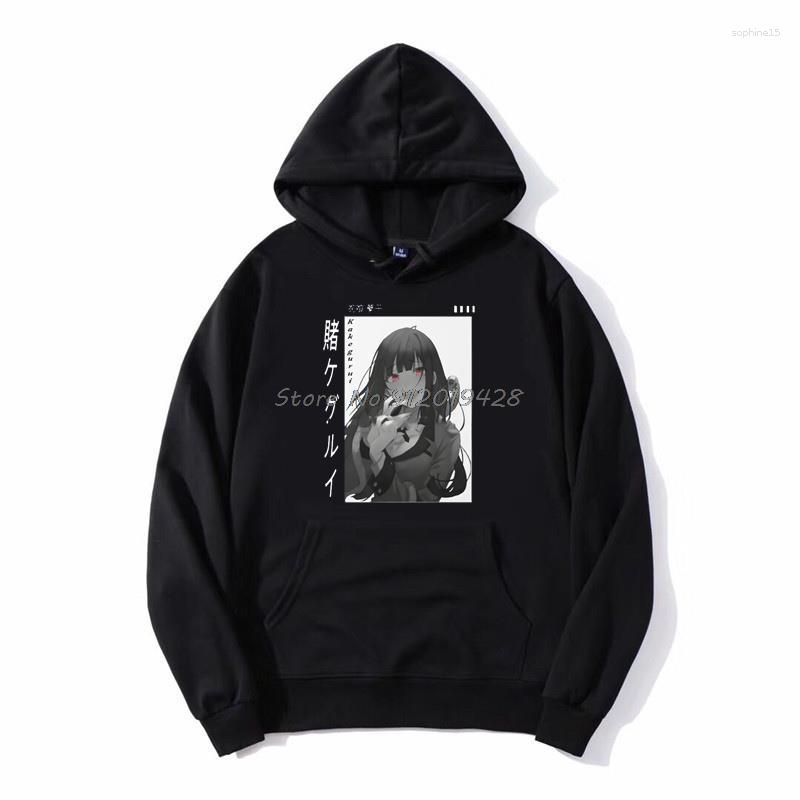 

Men's Hoodies Japan Anime Jabami Yumeko Hoodie Kakegurui Cute Cartoon Men Fleece Hooded Sweatshirt Streetwear Harajuku, G2