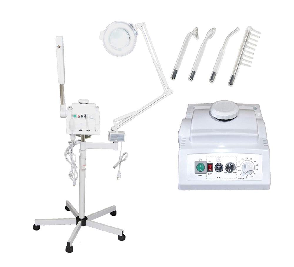 

2020 New 3 in 1 Aromatherapy Facial Steamer 5x Magnifying Lamp High Frequency Machine for Salon Spa Beauty Equipment2043799