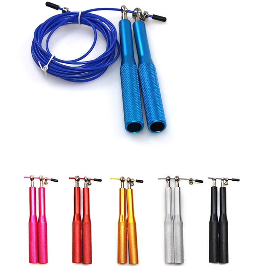 

3M Wire Rope Skipping Adjustable Jump Ropes Professional Training Aluminum Alloy Handle Speed Jump Rope Outdoor Fitness Equipment 3448575