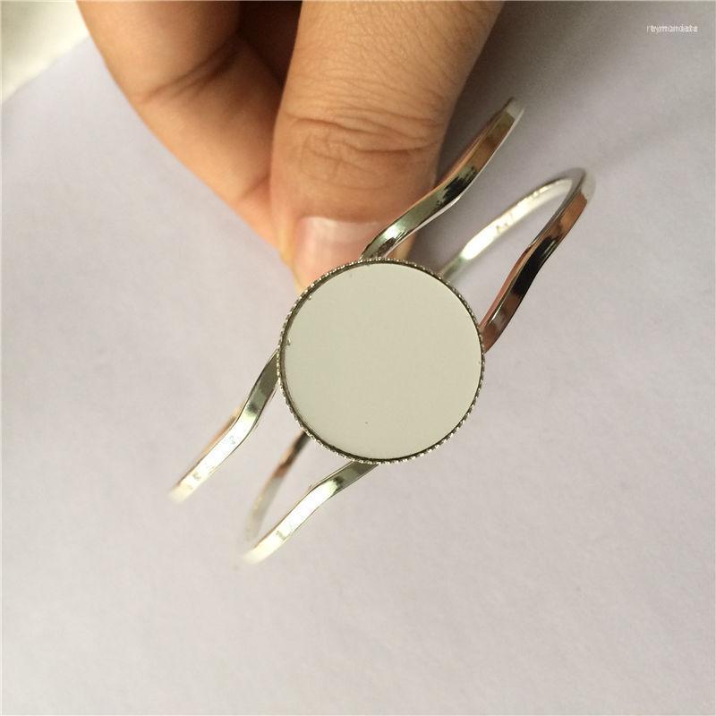 

Bangle Metal Bangles For Sublimation Women Bracelets Heat Tranfer Printing Consumable Can Print Custom Design 20MM 25MM 08261 Raym22