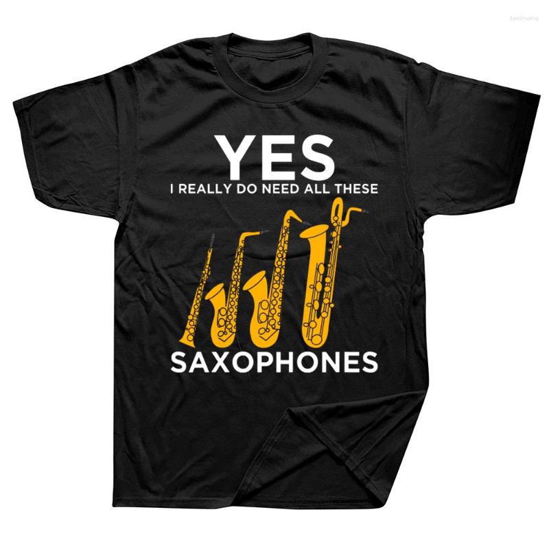 

Men's T Shirts Funny Yes I Really Do Need All These Saxophone Summer Streetwear Short Sleeve Birthday Gifts T-shirt Mens Clothing, Gray