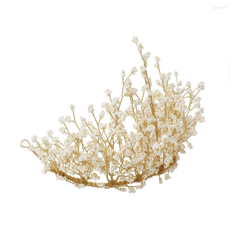 

Headpieces Bride Tiara Crown For Women Headdress Prom Bridal Wedding Tiaras And Crowns Hair Jewelry Accessories