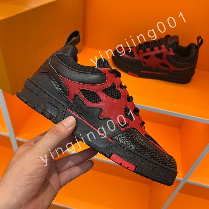 

New Luxurys Platform Designer Boots Low Casual Shoes Sneakers Women Mens Fashion Party Flat Leather Vintage Trainers, 03