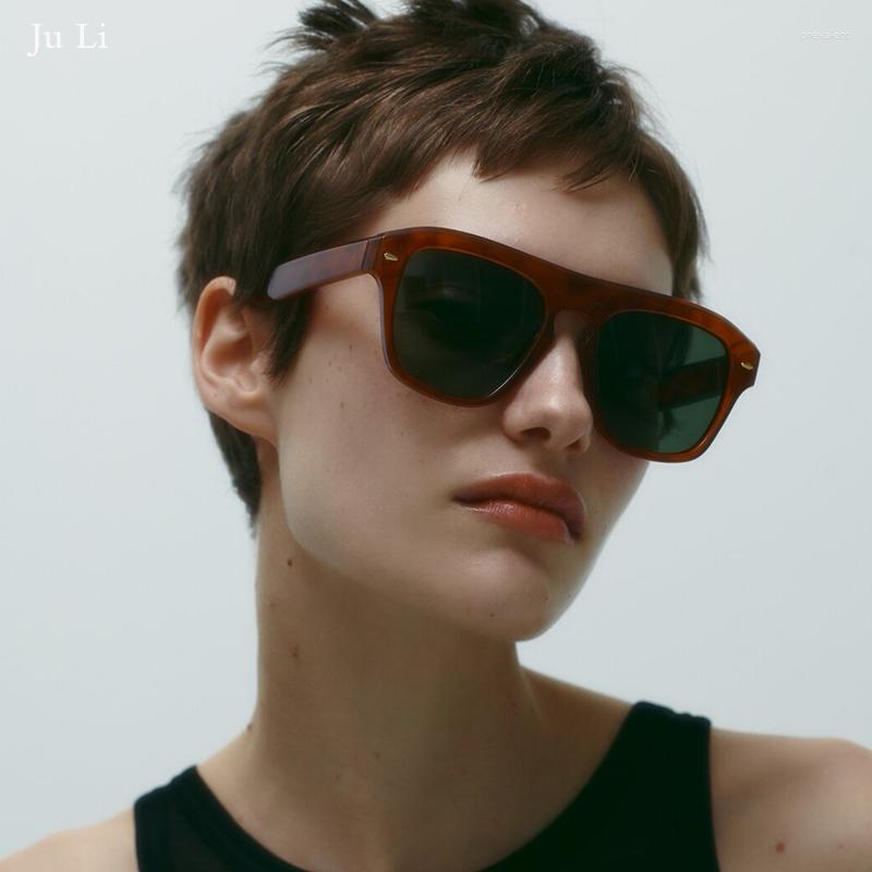 

Sunglasses Vintage Designer Square Ladies Mens Oversized Rivet For Women