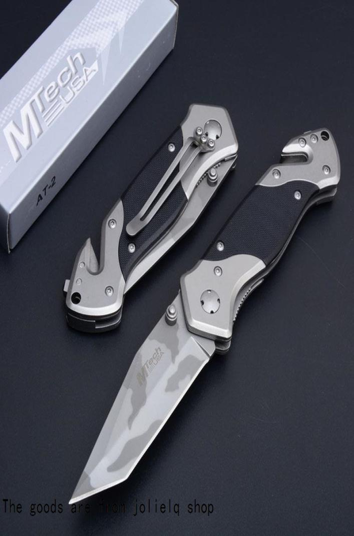

MTech knife quality Outdoor Top USA blade Folding Camping Hiking Survival folding knives A412 kvhbK QYNF4839266