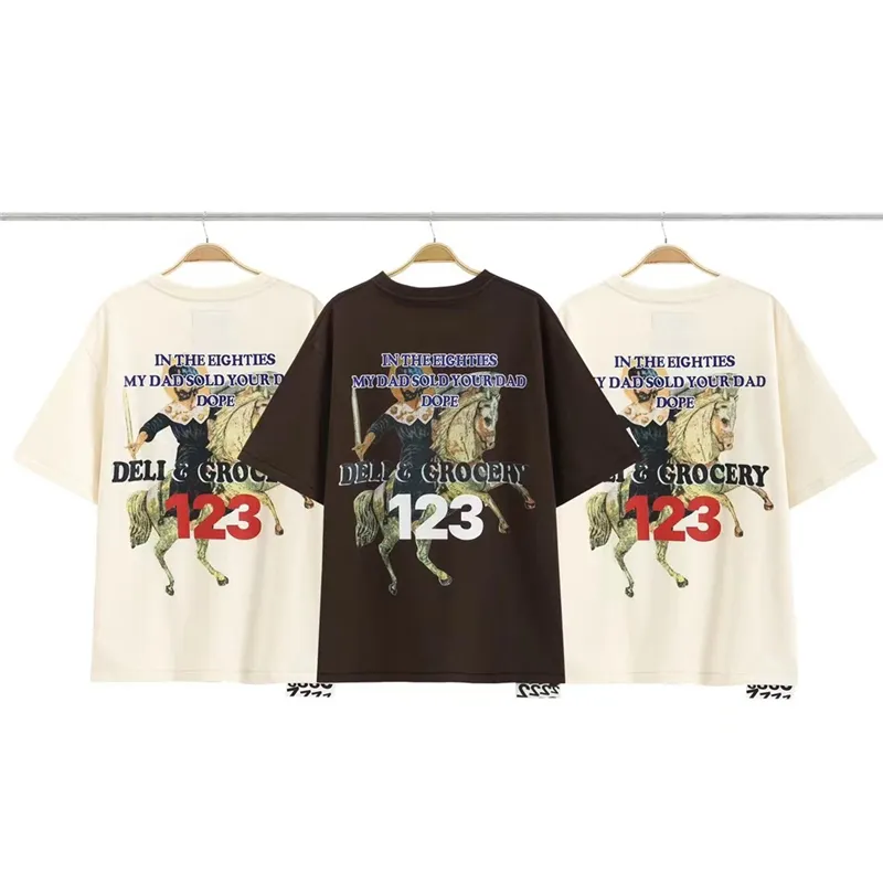 

Oversized T Shirt Men Women 1 Best-Quality T-Shirt Puff Print Letter Top Tee Washed Short Sleeve, Color 1