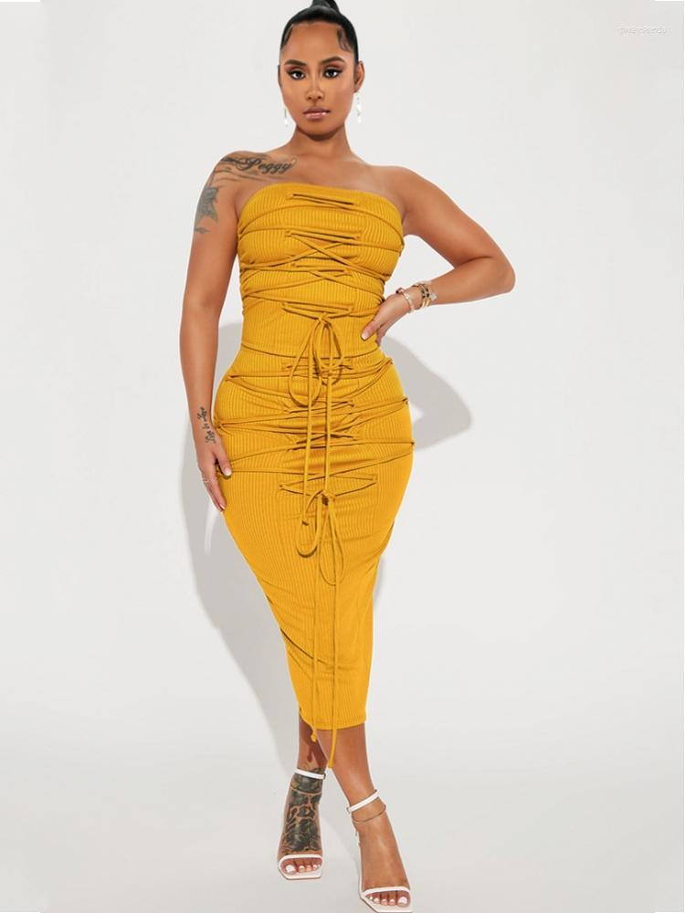 

Work Dresses Women 2 Piece Skirt Sets Fashion Sleeveless Lace Up Top High Waist Tight Hip Wrap Midi Dress Casual Two Set Outfits Summer, Dark green