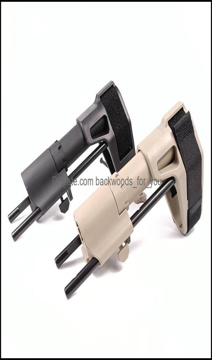 

Others Tactical Accessories Gear Rear Stock Pdw Gel Blaster For M4 Slr 556 416 Ftm Dhsyo6296465, Green