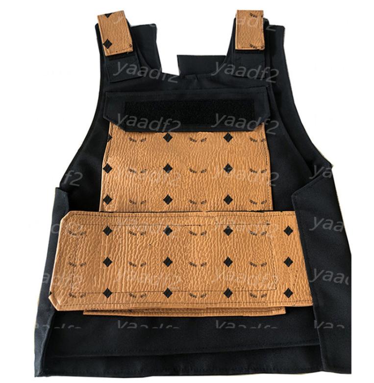 

Vintage Letters Protective Vest Outdoor Motorcycle Leather Tactical Vests Mens Womens Fashion Street Hip Hop Tank Tops Waitcoat9079656, Red