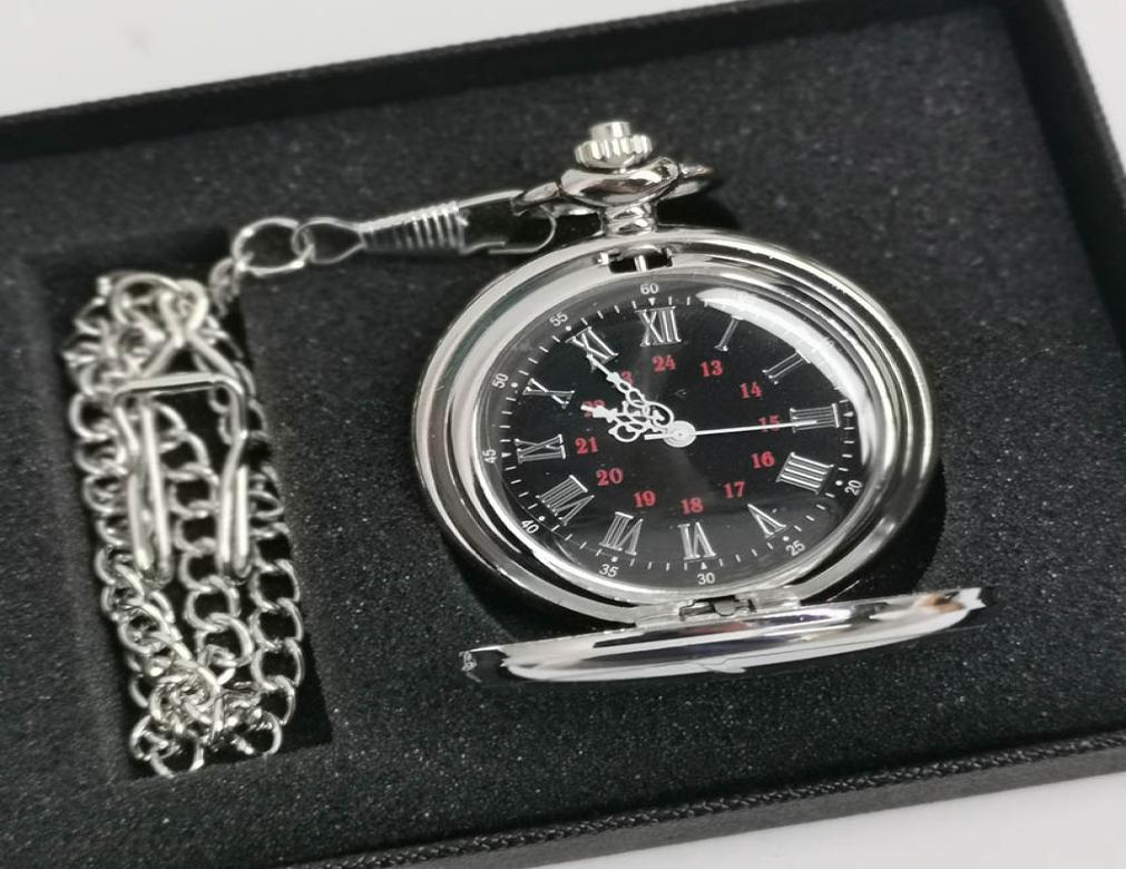 

Classic SilverBronzeblackGold Polish Smooth Quartz Pocket Watch Jewelry Alloy Chain Pendant Necklace Chain Man Women039s Gif7525623, Multi-color