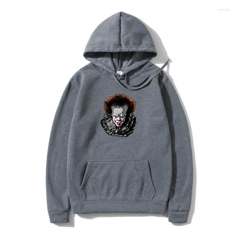

Men' Hoodies ShinStore I Chapter 2 Penywise Halloween Adults And Youth Outerwear, Light gray