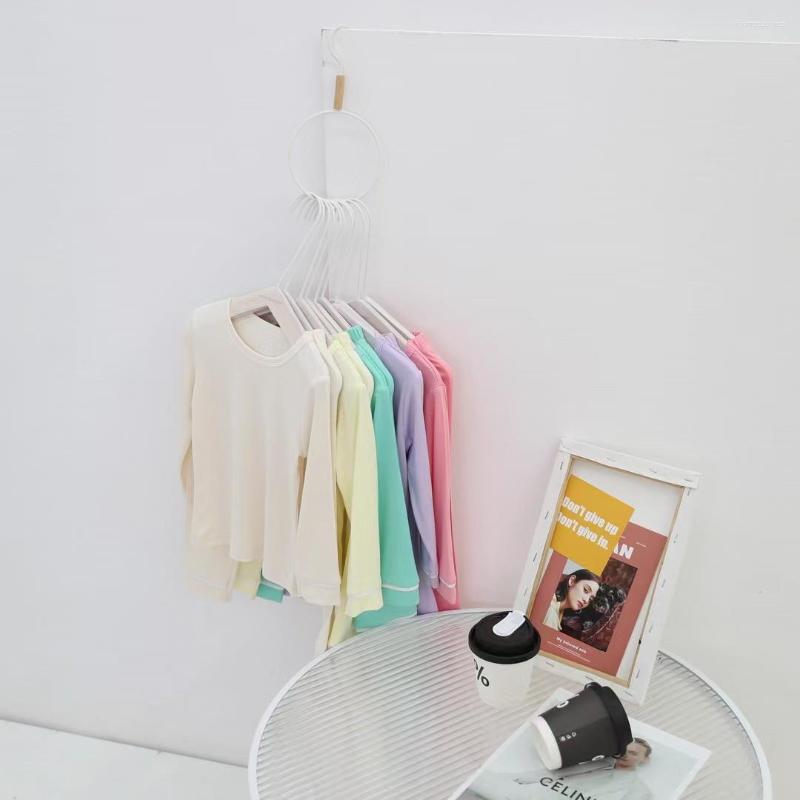 

Clothing Sets Baby Clothes Pajamas Boys Girls Cotton Set Children Sleepwear Candy Color Home Suit 2PCS 2-6Y, T184-34