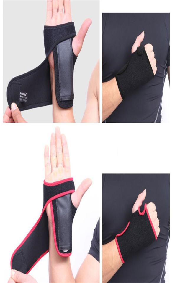 

Wrist Support Sports Safety Exercise Fitness Gym Cuff Wrist Wrap Weight Lifting Wristband Protective Brace Adjustable9708689, Blue